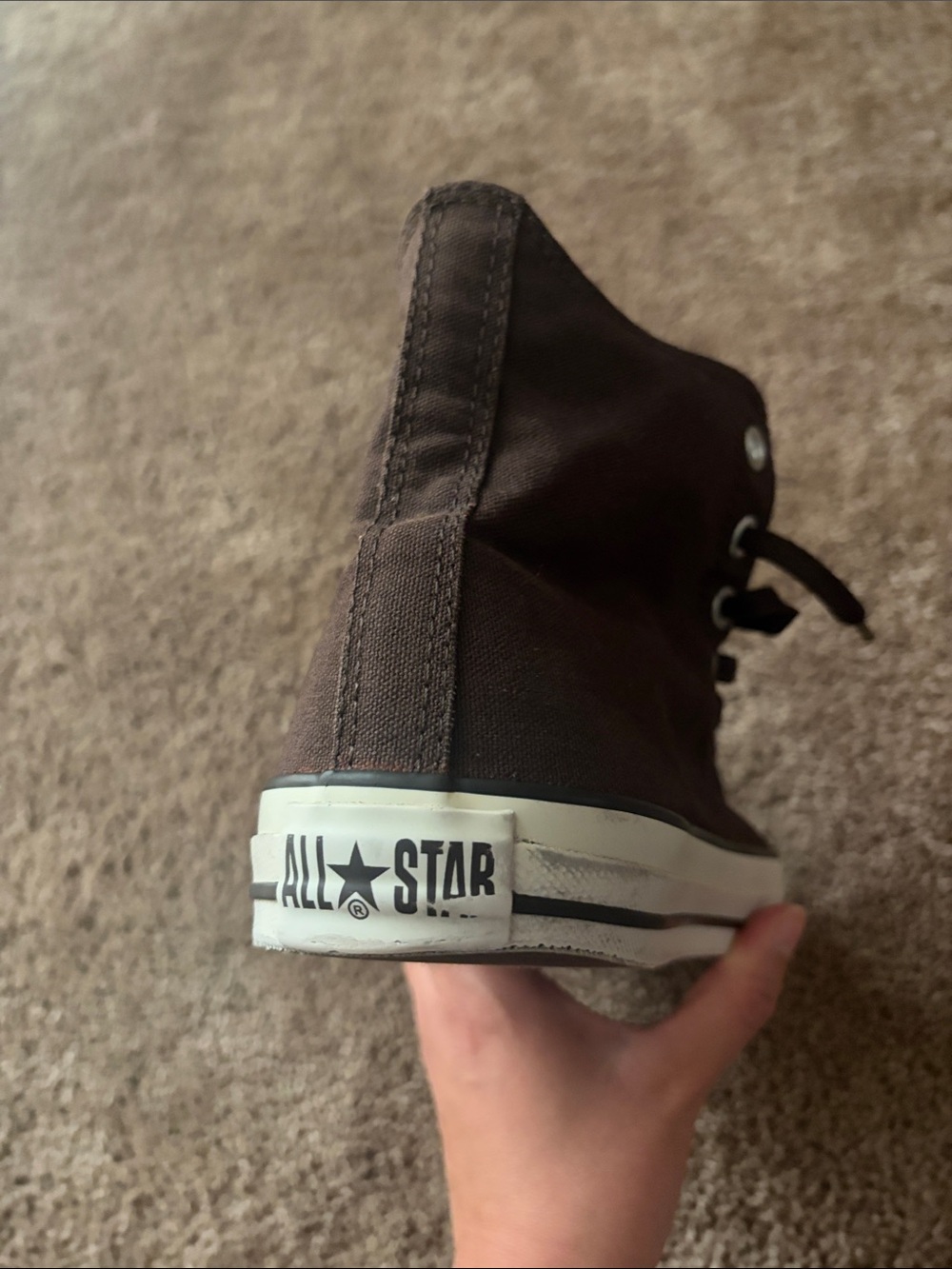 Men's Brown High-Top converse - Picture 11 of 11